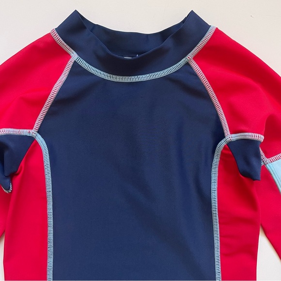 ToobyDoo Kids Unisex Long-sleeve Mondrian Rashguard - Size 1-2 - Picture 2 of 13